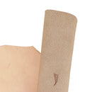 Cuir de chèvre velours beige pointillés dorés. Cuir 2ème choix à petit prix idéal pour réaliser des prototypes, tests...