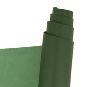 Cuir nappa vert foncé. Peau de cuir lisse pour la fabrication de sac à main, pochette, petite maroquinerie, décoration et accessoire.