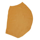 Peau entière de cuir de veau nappa lisse couleur jaune miel. Cuir nappa, matière fine et souple, idéale pour la fabrication de pièces délicates et pour un travail précis.
