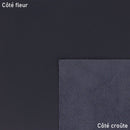 Cuir de veau nappa couleur bleu marine. Cuir lisse idéal pour la fabrication de sac, pochette, petite maroquinerie, étui de téléphone...
