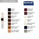 Nuancier couleurs Crème Surfine Saphir