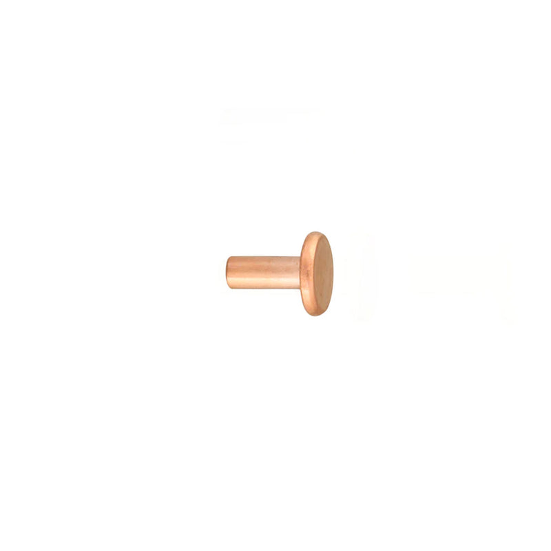 rivets tubulaires creux - Diamètre 7mm - Longueur 8mm - Cuivre - Tandy Leather 1294