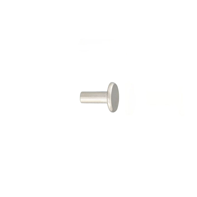 rivets tubulaires creux - Diamètre 7mm - Longueur 8 mm - Nickelé - Tandy Leather 1294