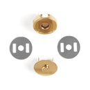Fermoir TOP magnétique - ROND - 19mm - Tandy Leather - laiton