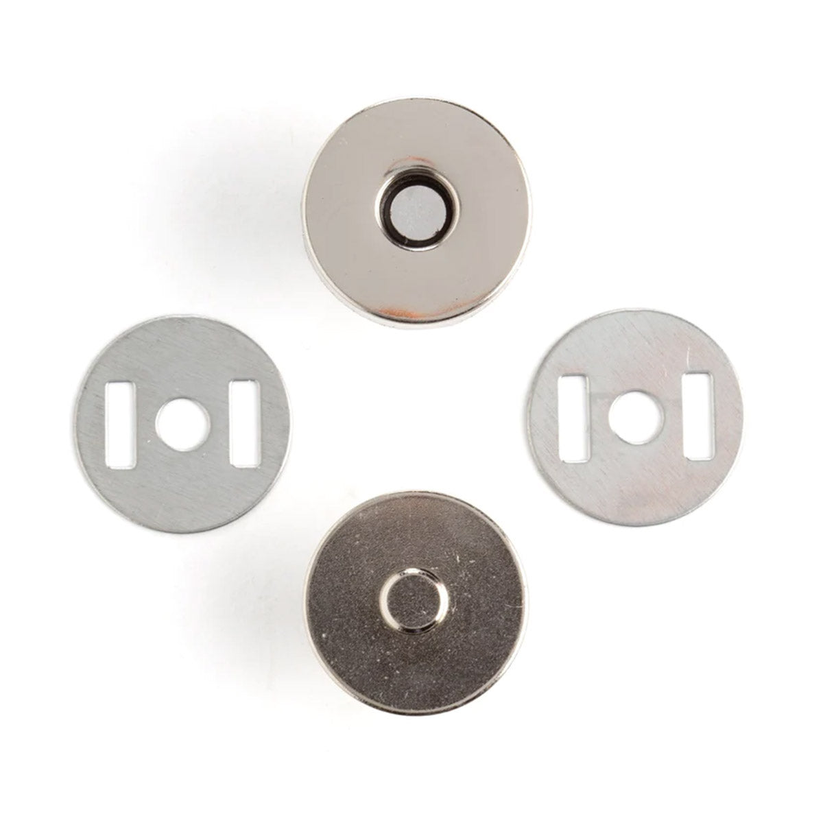 Fermeture magnétique nickelé - Rond 1,9 cm - Tandy Leather