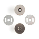 Fermeture magnétique nickelé - Rond 1,9 cm - Tandy Leather