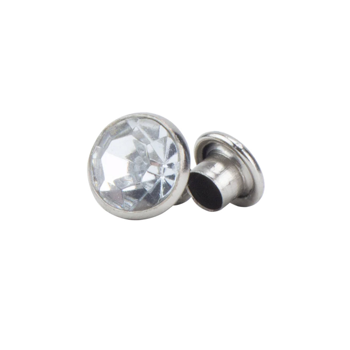 Rivets strass imitation pierre précieuse Cristal - Tandy Leather 1366-03 - 7mm