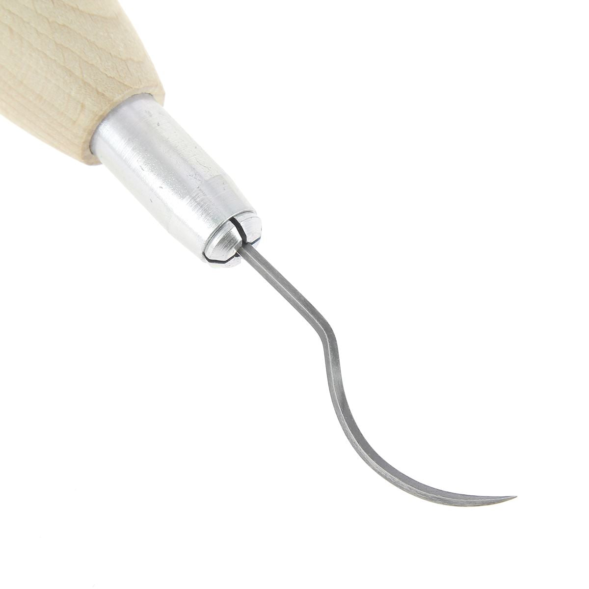 Lame d'alêne courbe avec manche à visser - Couture ou laçage du cuir
