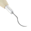 Lame d'alêne courbe avec manche à visser - Couture ou laçage du cuir