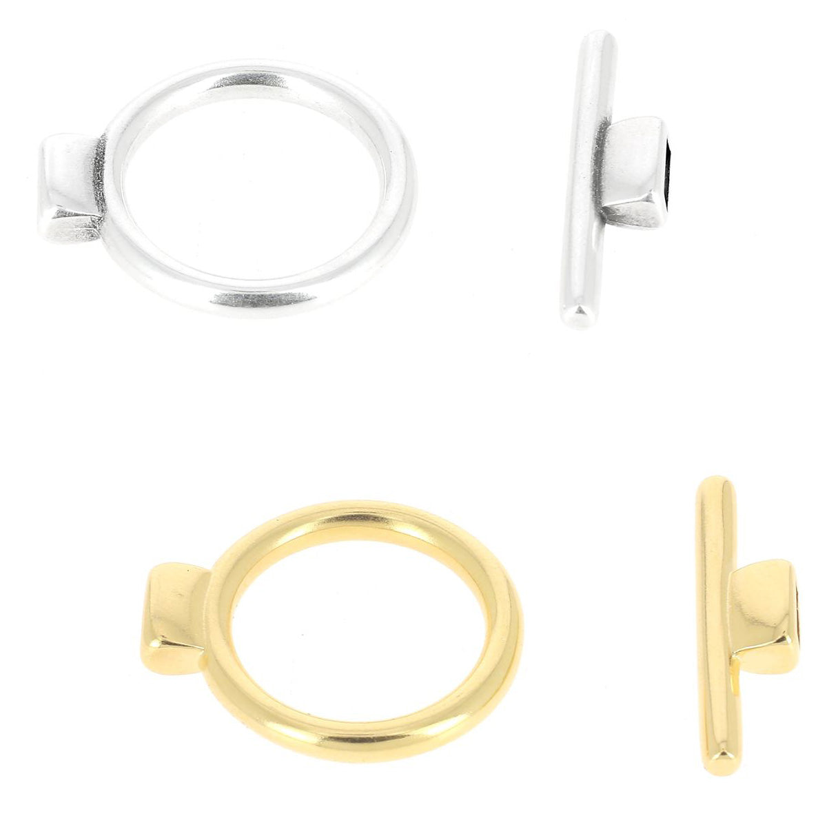 Fermoir bijou - FERMETURE T - Lacet plat 5mm