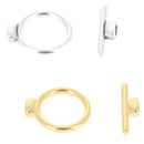 Fermoir bijou - FERMETURE T - Lacet plat 5mm