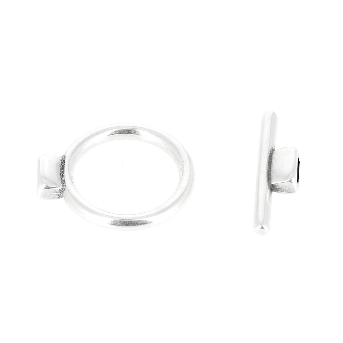 Fermoir bijou - FERMETURE T - Lacet plat 5mm