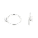 Fermoir bijou - FERMETURE T - Lacet plat 5mm