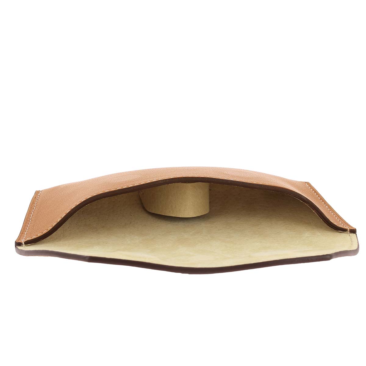 Kit DIY - Intérieur Étui à lunettes en cuir marron fauve 