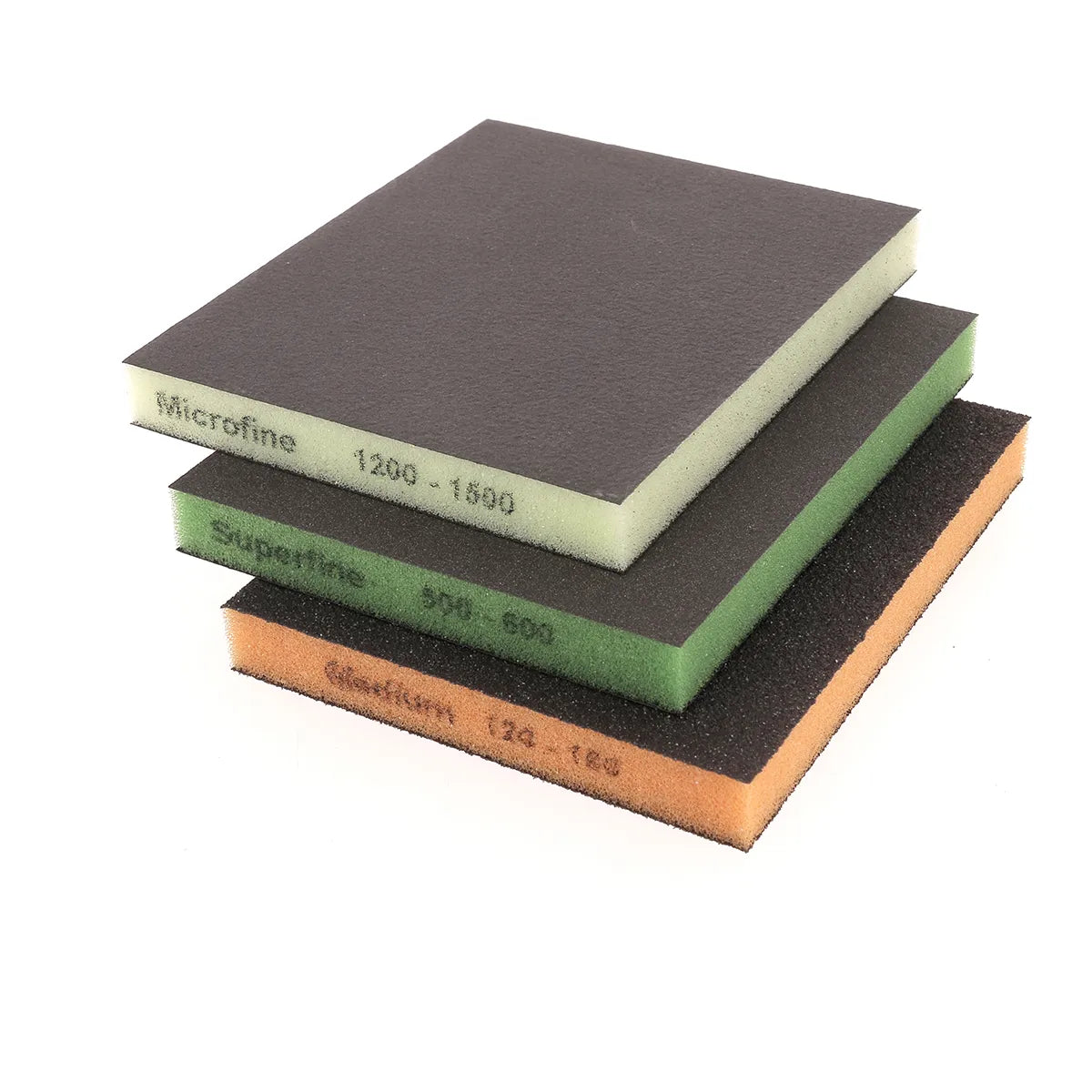 Lot de 3 éponges abrasives Sia pour le ponçage des tranches du cuir