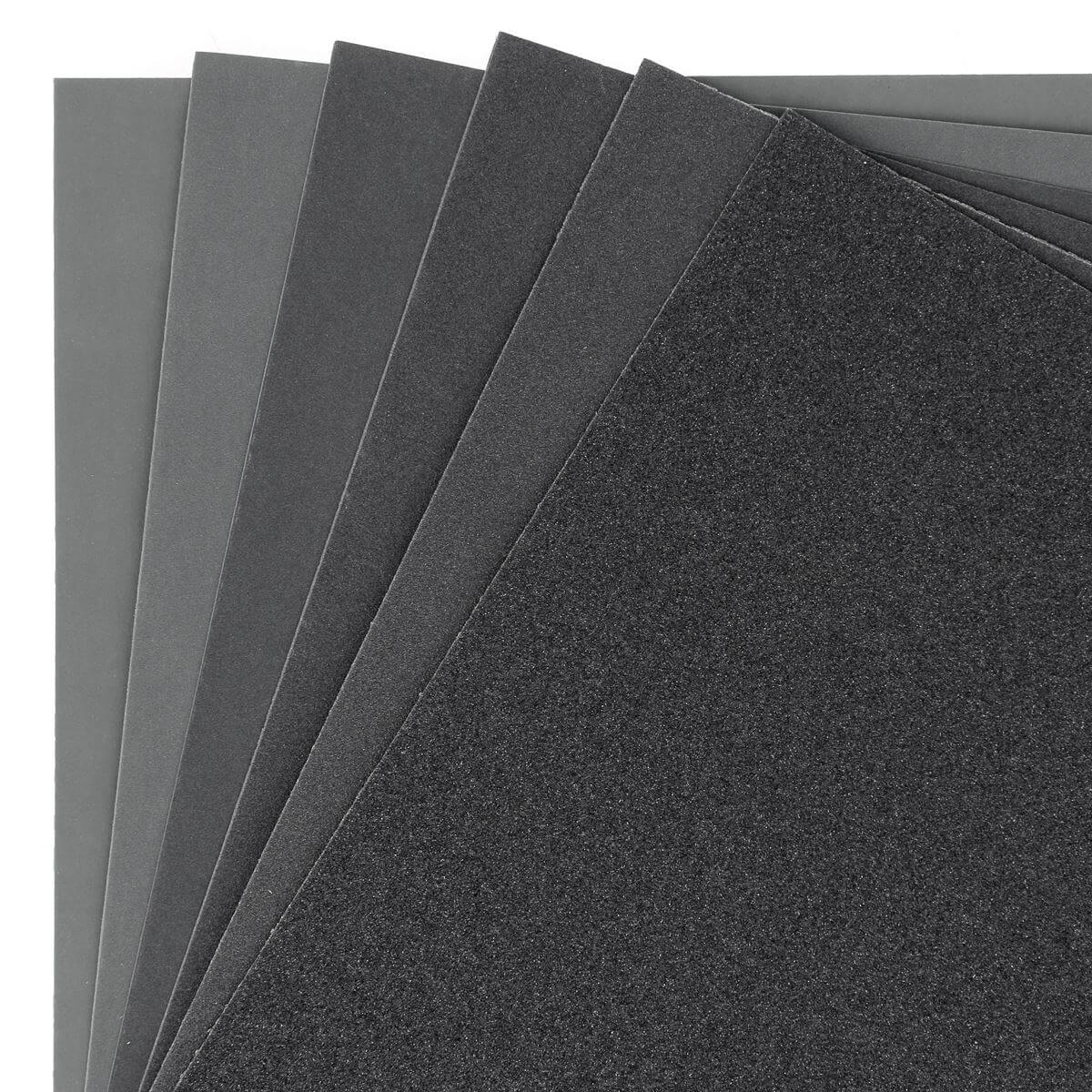 6 feuilles abrasives pour ponçage