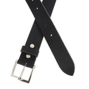 Kit DIY - Ceinture en cuir sans couture - NOIR - Vis chicago Nickelé