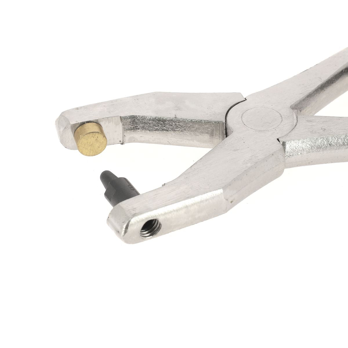 Pince emporte pièce en acier forgé + embout diamètre 3 mm + tas en laiton