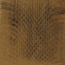 Peau de cuir de serpent Élaphe dorsale - BRONZE