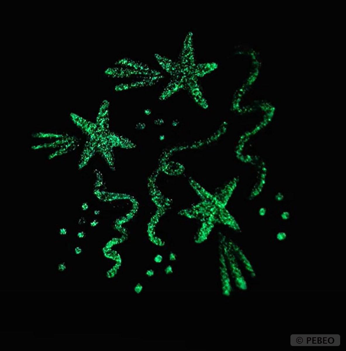 Peinture acrylique pour cuir Setacolor - Phosphorescent dans l'obscurité - Pébéo