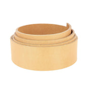 Lanière en cuir de collet Niagara Radermecker, 40mm naturel, épaisseur 3,3mm, finition en cuir authentique.