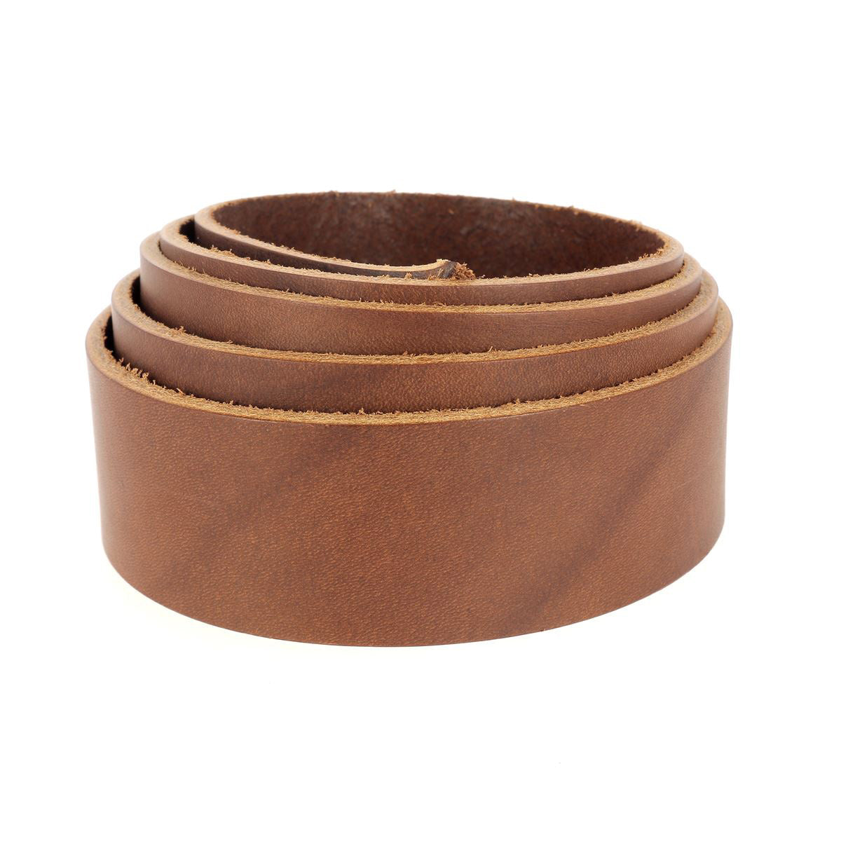 Lanière en cuir de collet NIAGARA - Radermecker - 40mm - HAVANE - Ép 3,3mm