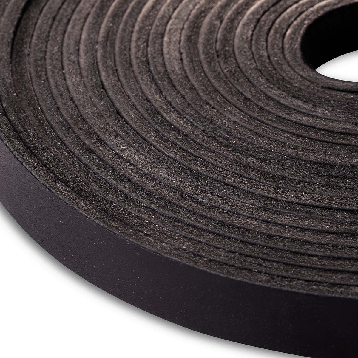 Rênes de bride tannage végétal NIAGARA - Radermecker - 20mm - NOIR - Les 10cm