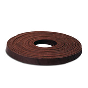 Lanières en cuir tannage végétal NIAGARA Radermecker, 20mm, couleur chocolat, longueur 10cm, pour rênes de bride.
