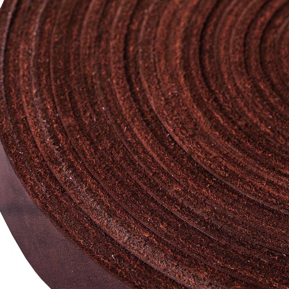 Rênes de bride tannage végétal NIAGARA - Radermecker - 20mm - CHOCOLAT - Les 10cm