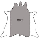 Lanière en cuir de dosset NIAGARA - Radermecker - 40mm - CHOCOLAT - Ép 3,8mm