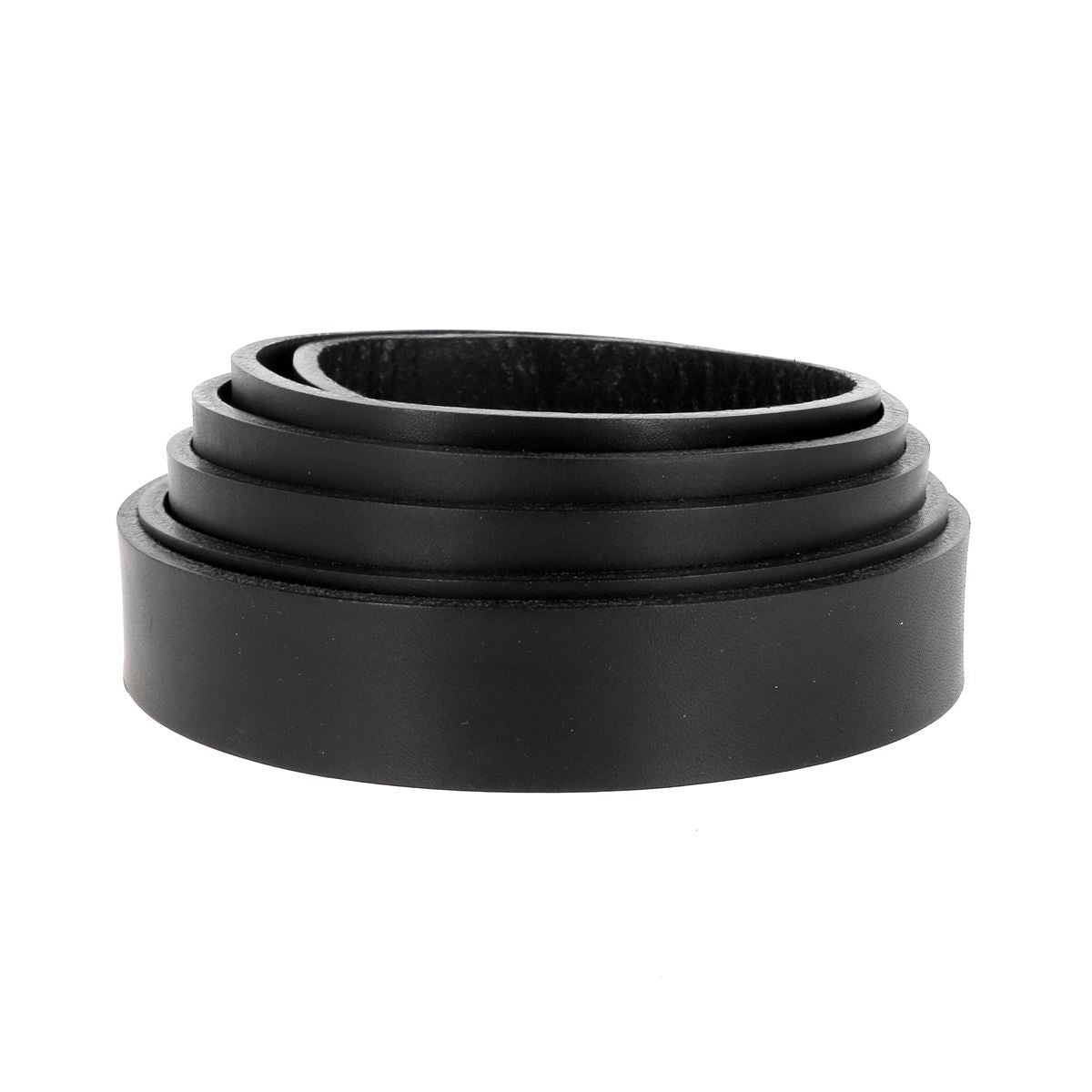 Lanière en cuir de dosset NIAGARA - Radermecker - 30mm - NOIR - Ép 3,8mm