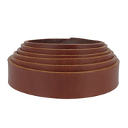 Lanière en cuir de dosset NIAGARA Radermecker, couleur acajou, épaisseur 3,8mm. Sangle fabriquée en cuir de haute qualité, utilisée pour le monde équestre. 