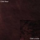 Peau de cuir grain naturel ANGEL - Radermecker - CHOCOLAT - Ép 1,9mm