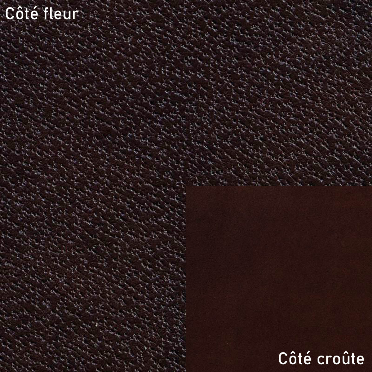 Demi croupon tannage végétal GAVARNIE - Radermecker - CHOCOLAT - Ép 4mmDemi croupon tannage végétal GAVARNIE - Radermecker - CHOCOLAT - Ép 4mm