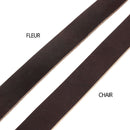Lanière en cuir pré-étiré BOYOMA - Radermecker - 28mm - CHOCOLAT - Ép 5,3mm