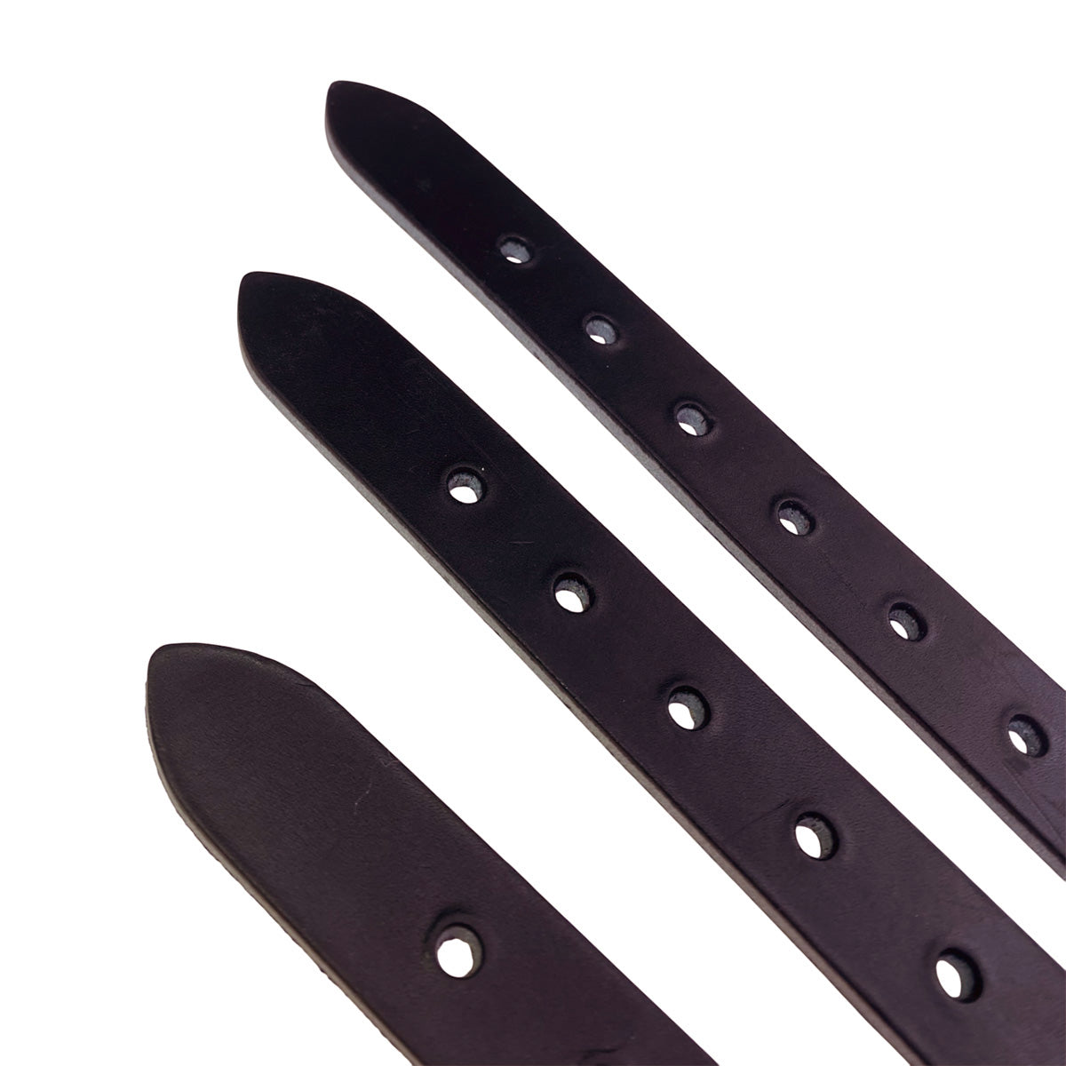 Contre sanglon en cuir de croupon étiré DELLA - Radermecker - CHOCOLAT