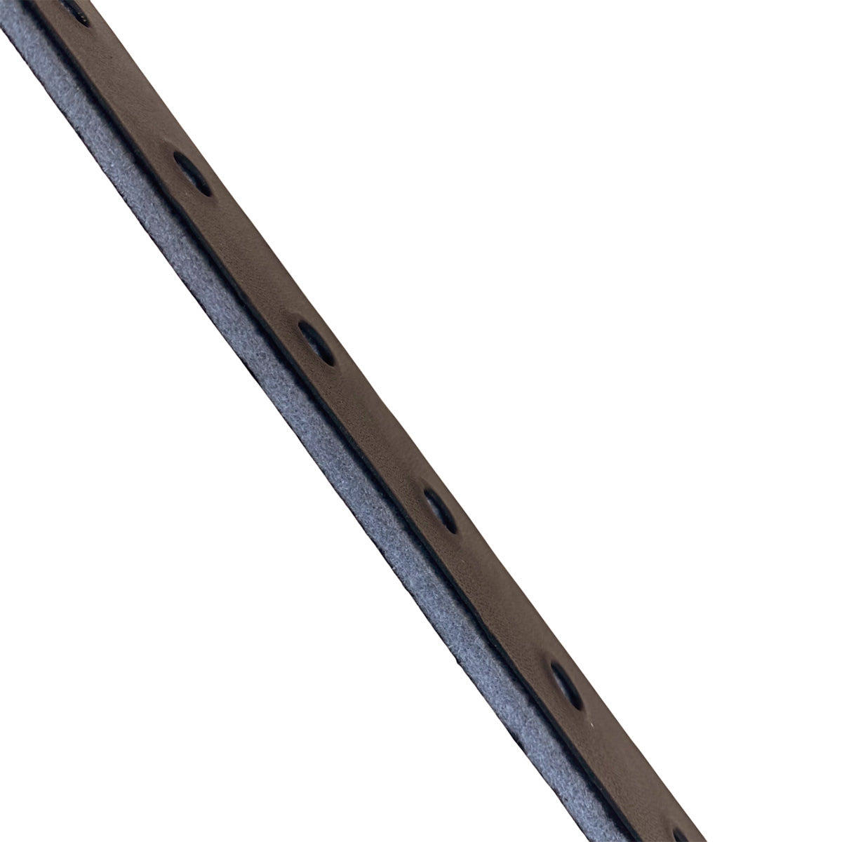 Contre sanglon en cuir de croupon étiré DELLA - Radermecker - CHOCOLAT