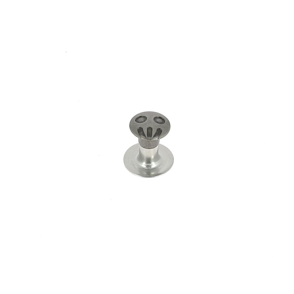 Lot de rivets SMILEY (T3) - ARGENT VIEILLI | Deco Cuir