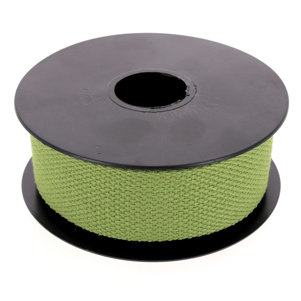 Sangle en Coton 30mm - OLIVE - Bobine de 5 mètres - Deco Cuir