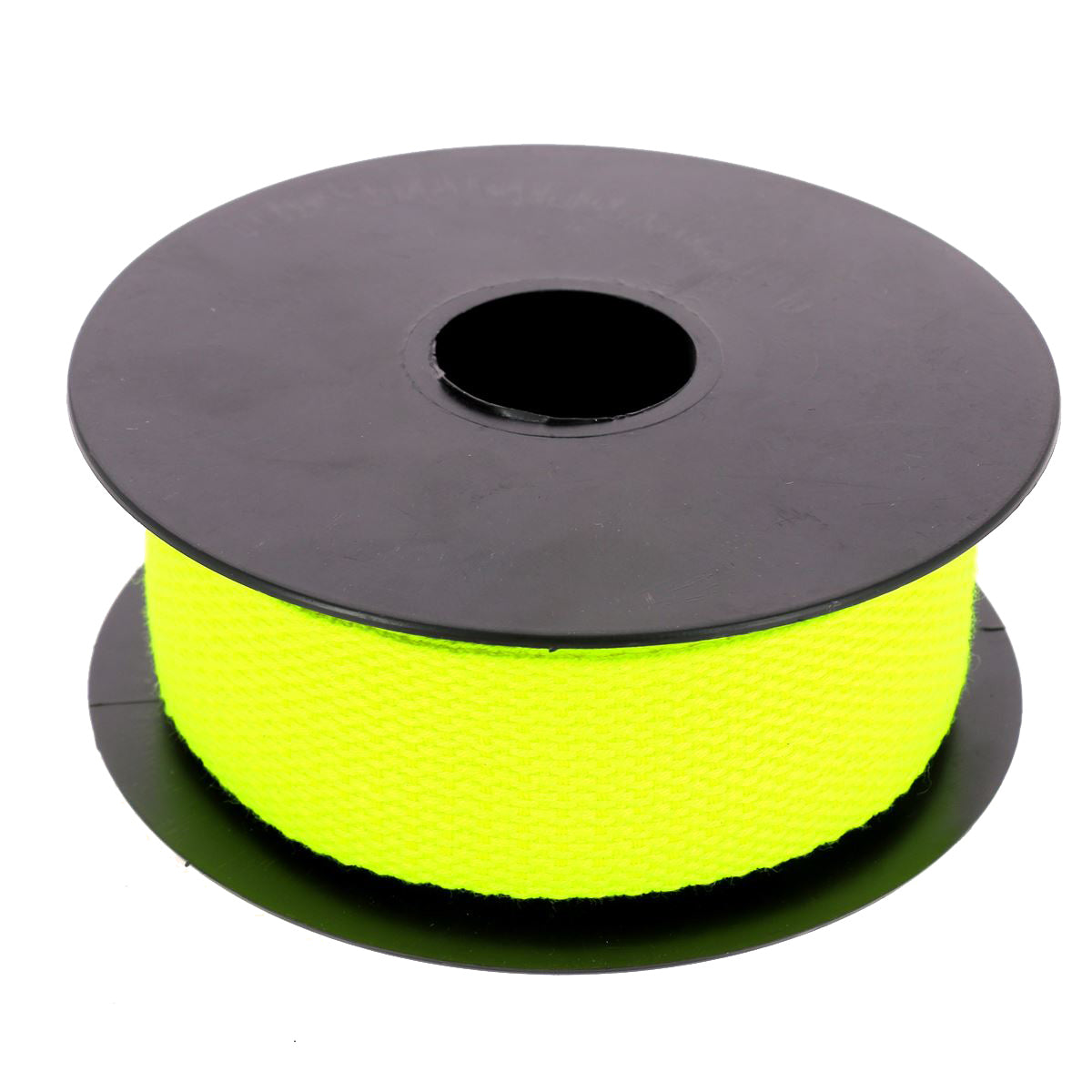 Sangle en Coton 30mm - JAUNE FLUO - Bobine de 5 mètres - Deco Cuir