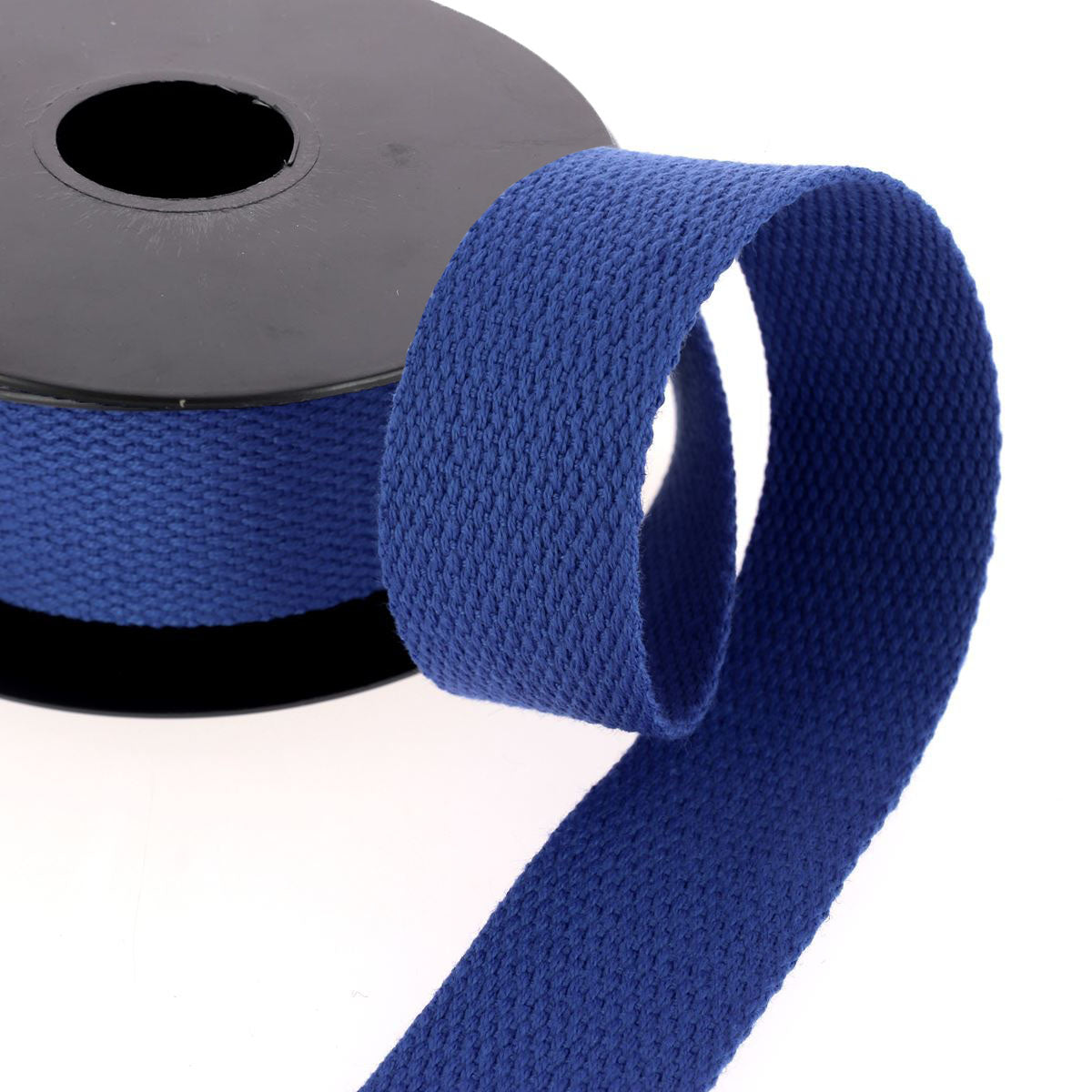 Sangle en Coton 30mm - BLEU - Bobine de 5 mètres - Deco Cuir