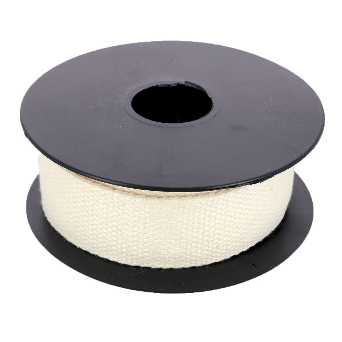 Sangle en Coton 30mm - BLANC CASSÉ - Bobine de 5 mètres - Deco Cuir