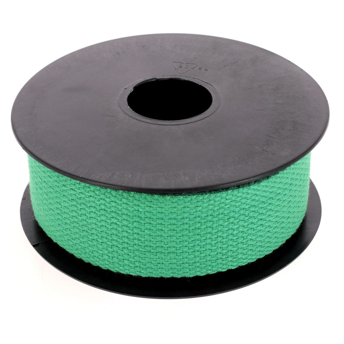 Sangle en Coton 30mm - VERT - Bobine de 5 mètres - Deco Cuir