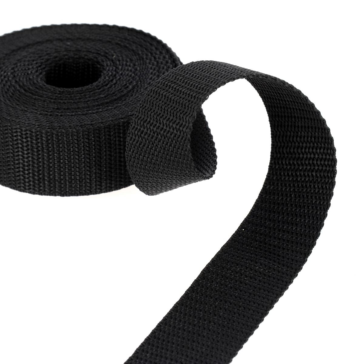Sangle polypropylène - NOIR - Largeur 30mm - Bobine de 5 mètres