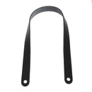 Anse en cuir avec trous diamètre 10mm - Largeur 25mm - Longueur 75cm - NOIR