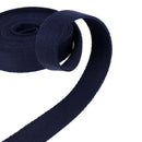 Sangle en coton renforcée BLEU NUIT, 30mm de large, bobine de 5 mètres, pour couture et bricolage, de la marque Autres.