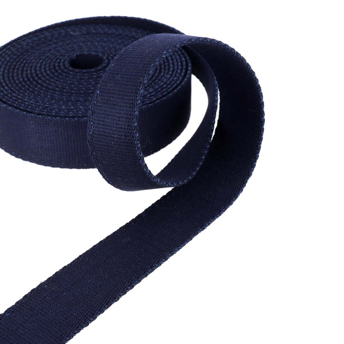 Sangle synthétique renforcée - BLEU MARINE - Largeur 30mm - Bobine de 5 mètres