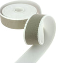 Sangle synthétique - LIN & BLANC - Largeur 40mm - Bobine de 5 mètres