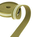 Sangle synthétique - KAKI & BEIGE - Largeur 29mm - Bobine de 5 mètres