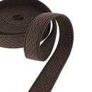 Sangle coton - MARRON MOKA - Largeur 30mm - Bobine de 5 mètres